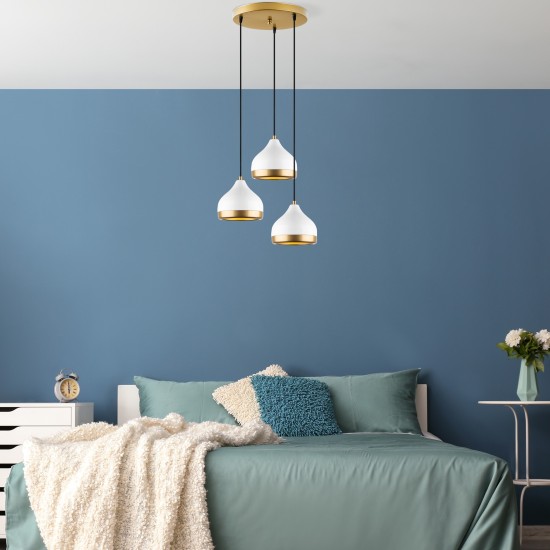 Chandelier Yildo - M-6875 White Chandelier Yildo - M-6875 White