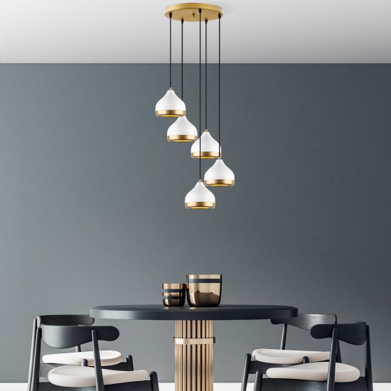 Chandelier Yildo - M-7007 White Chandelier Yildo - M-7007 White