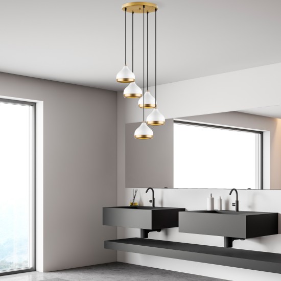Chandelier Yildo - M-7007 White Chandelier Yildo - M-7007 White