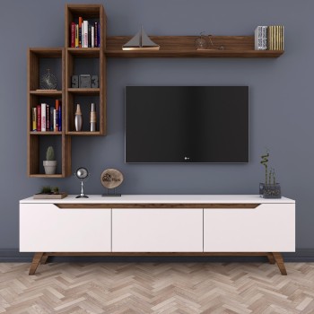 TV Unit M16 - 804 White
Walnut
