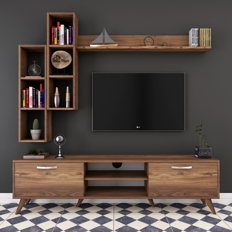 TV Unit M16 - 262 Walnut
