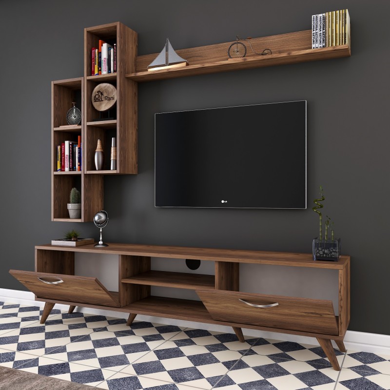 TV Unit M16 - 262 Walnut