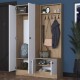 Hall Stand P6 - M5 - 2423 White
Walnut