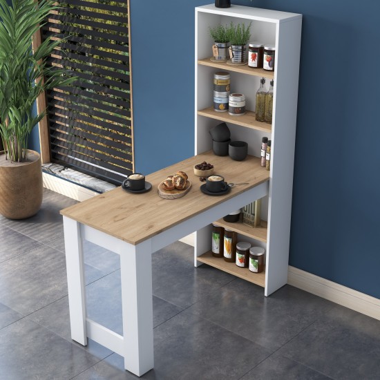 Hanah Home Kitchen Table JA102 - 2344 Walnut
White