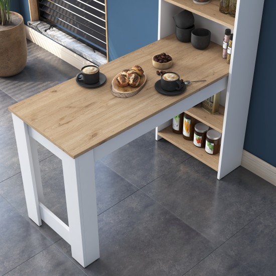 Hanah Home Kitchen Table JA102 - 2344 Walnut
White