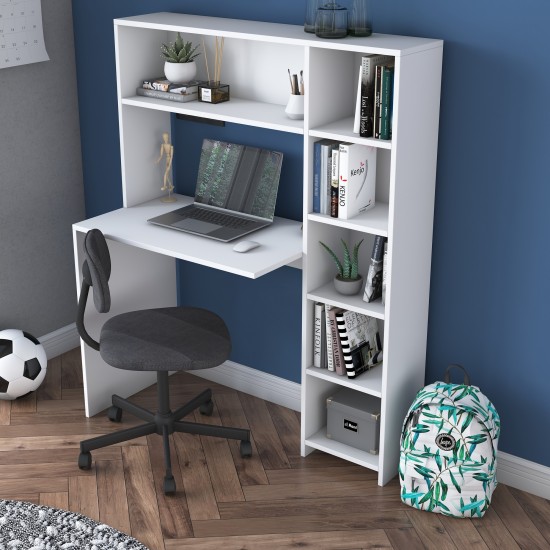 Hanah Home Study Desk HA104 - 2063 White