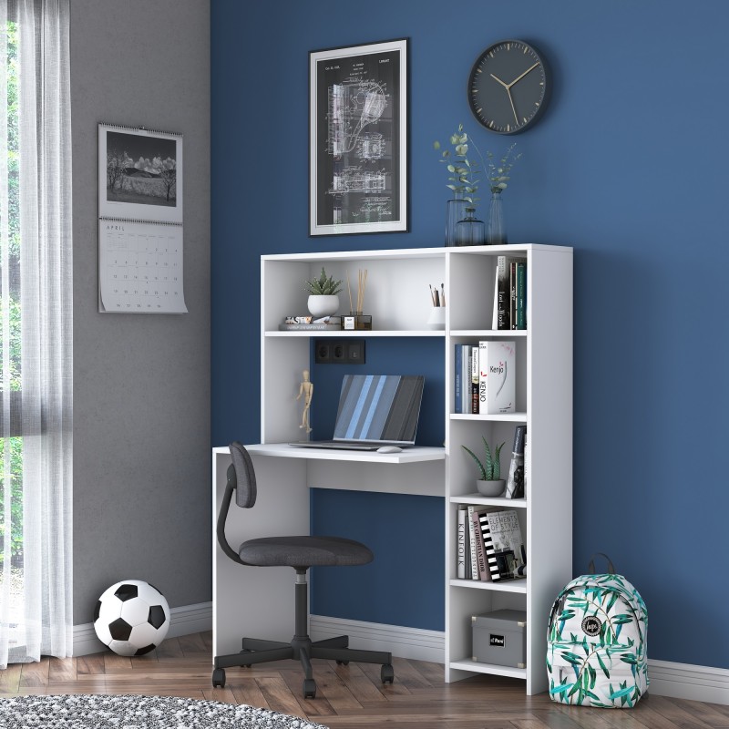 Hanah Home Study Desk HA104 - 2063 White