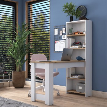 Study Desk HA106 - 2493 White
Walnut