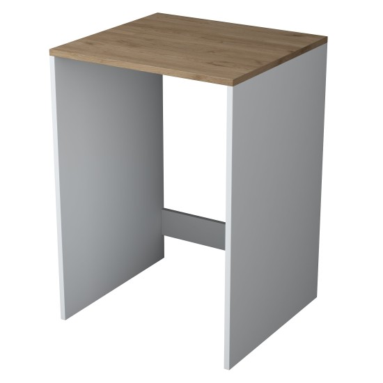 ντουλάπι Πλυντηρίου - KD103 - 2341 - Λευκό & Καρυδί - 65x30x91,8εκ