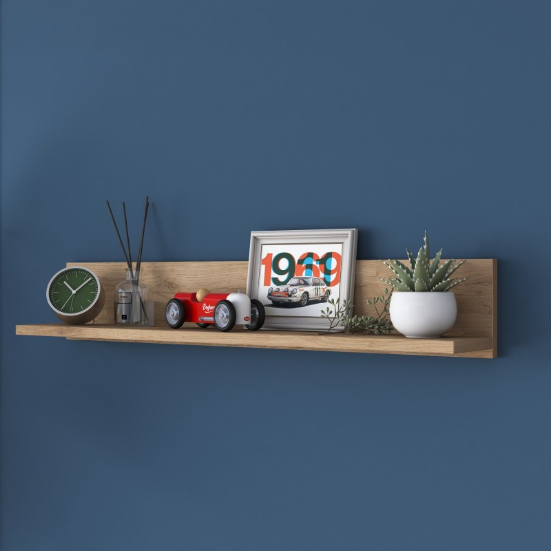 Wall Shelf AE104 - 2669 Walnut