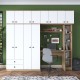 Study Bedroom Set BA122 - 2697 Walnut
White