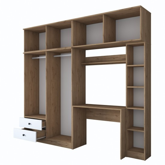 Study Bedroom Set BA122 - 2697 Walnut
White