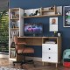 Study Desk HA115 - 2642 Walnut
White Study Desk HA115 - 2642 Walnut
White