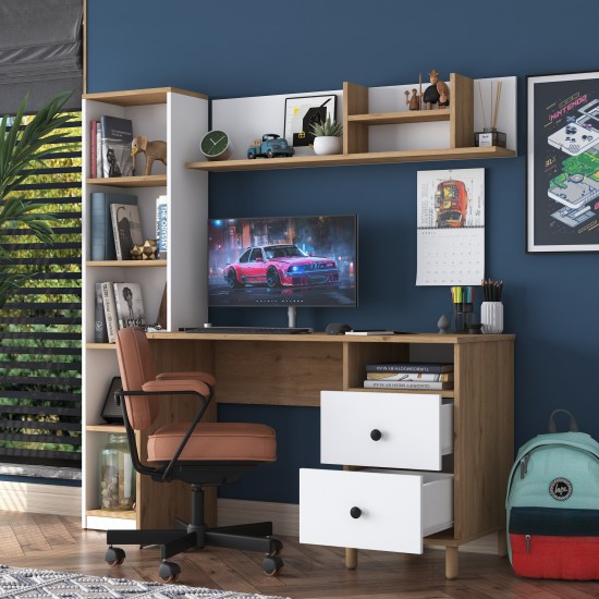 Study Desk HA115 - 2642 Walnut
White Study Desk HA115 - 2642 Walnut
White