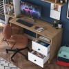 Study Desk HA115 - 2642 Walnut
White