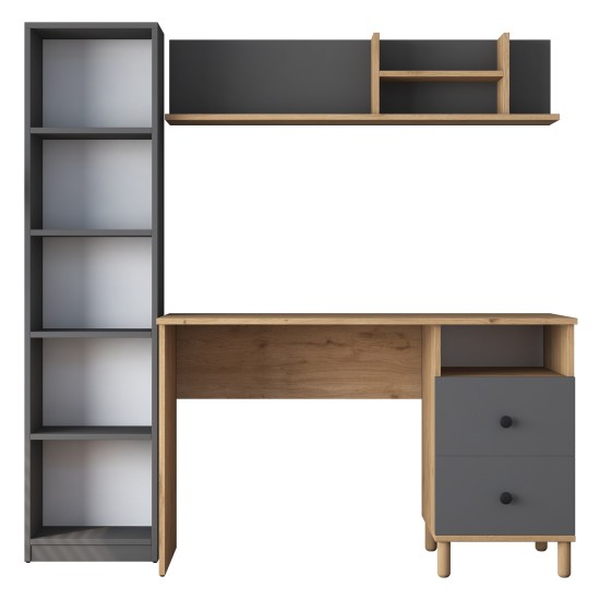 Study Desk HA115 - 2643 Walnut
Anthracite Study Desk HA115 - 2643 Walnut
Anthracite