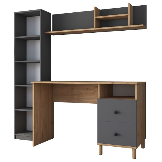 Study Desk HA115 - 2643 Walnut
Anthracite Study Desk HA115 - 2643 Walnut
Anthracite