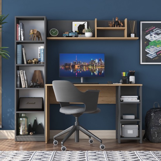 Study Desk HA116 - 2699 Walnut
Anthracite Study Desk HA116 - 2699 Walnut
Anthracite