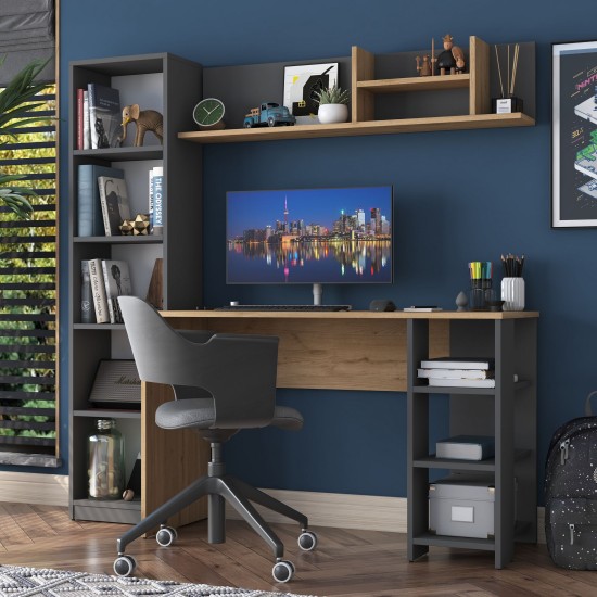 Study Desk HA116 - 2699 Walnut
Anthracite Study Desk HA116 - 2699 Walnut
Anthracite