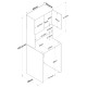 Hanah Home Washing Machine Cabinet KD101 - 2674 Walnut
Anthracite