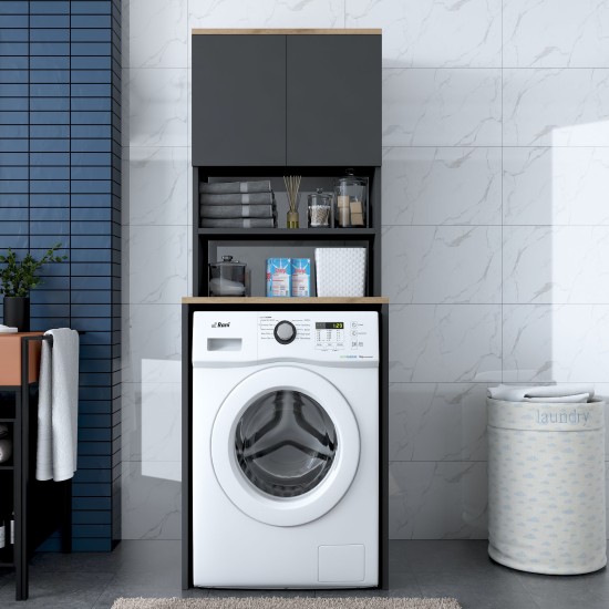 Hanah Home Washing Machine Cabinet KD101 - 2674 Walnut
Anthracite