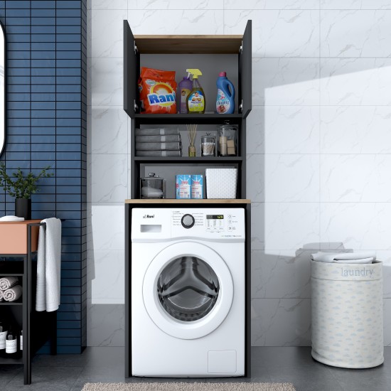 Hanah Home Washing Machine Cabinet KD101 - 2674 Walnut
Anthracite