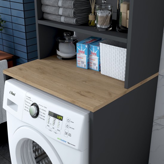 Hanah Home Washing Machine Cabinet KD101 - 2674 Walnut
Anthracite