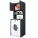 Hanah Home Washing Machine Cabinet KD101 - 2674 Walnut
Anthracite