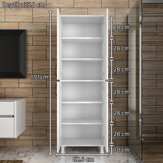 Multi Purpose Cabinet M4 - 1103 White