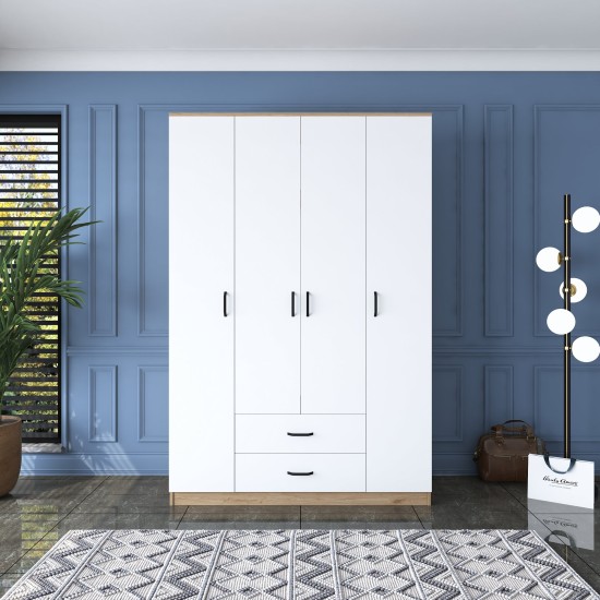 Wardrobe BA112 - 2331 Walnut
White
