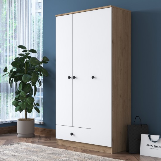 Wardrobe BA117 - 2253 Walnut
White