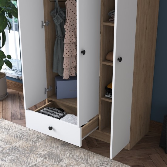 Wardrobe BA117 - 2253 Walnut
White