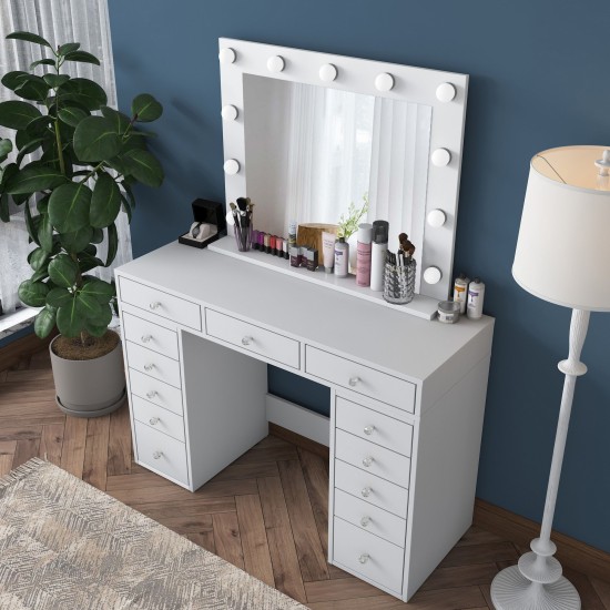 Τουαλέτα Κρεβατοκάμαρας - Table BJ119 - 2895 - Χρώμα Λευκό Τουαλέτα Κρεβατοκάμαρας - Table BJ119 - 2895 - Χρώμα Λευκό