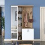 Hall Stand EA109 - 2695 Walnut
White