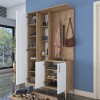 Hall Stand EA109 - 2695 Walnut
White