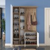 Hall Stand EA109 - 2695 Walnut
White