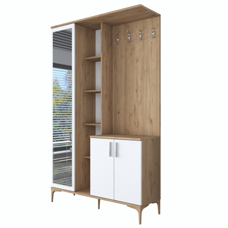 Hall Stand EA109 - 2695 Walnut
White