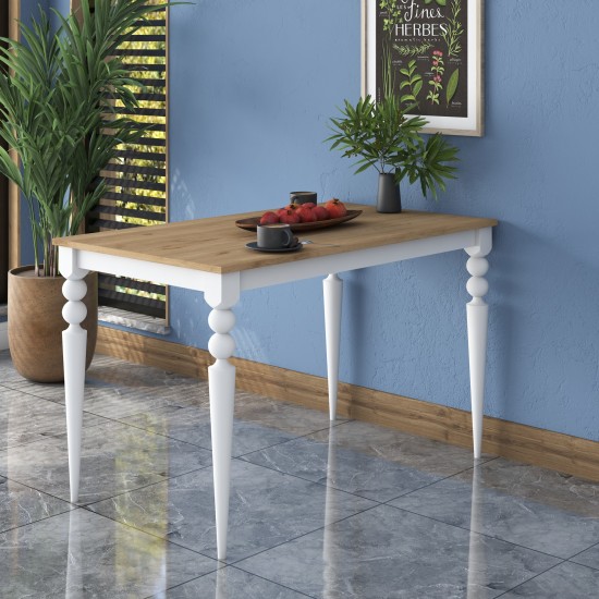 Dining Table JA104 - 2598 Walnut
White Dining Table JA104 - 2598 Walnut
White