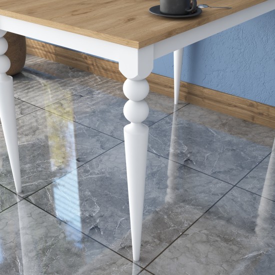 Dining Table JA104 - 2598 Walnut
White Dining Table JA104 - 2598 Walnut
White