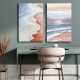Decorative Canvas Painting (2 Pieces) 2P4570GSC-018 Multicolor