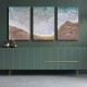 Decorative Canvas Painting (3 Pieces) 3P4570GSC-003 Multicolor