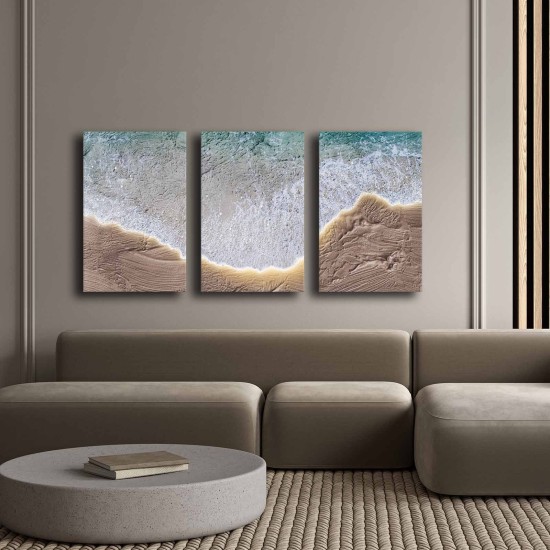 Decorative Canvas Painting (3 Pieces) 3P4570GSC-003 Multicolor