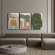 Decorative Canvas Painting (3 Pieces) 3P4570GSC-005 Multicolor
