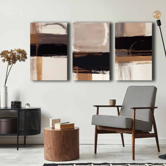 Decorative Canvas Painting (3 Pieces) 3P4570GSC-007 Multicolor Decorative Canvas Painting (3 Pieces) 3P4570GSC-007 Multicolor