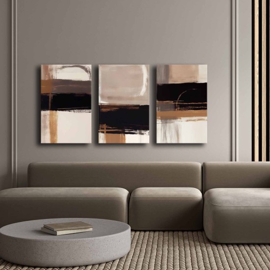 Decorative Canvas Painting (3 Pieces) 3P4570GSC-007 Multicolor Decorative Canvas Painting (3 Pieces) 3P4570GSC-007 Multicolor