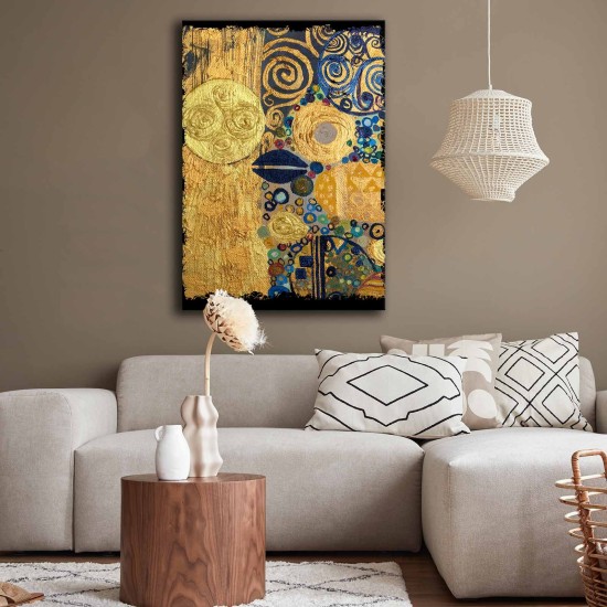 Wallxpert Decorative Canvas Painting 70100GSC-020 Multicolor