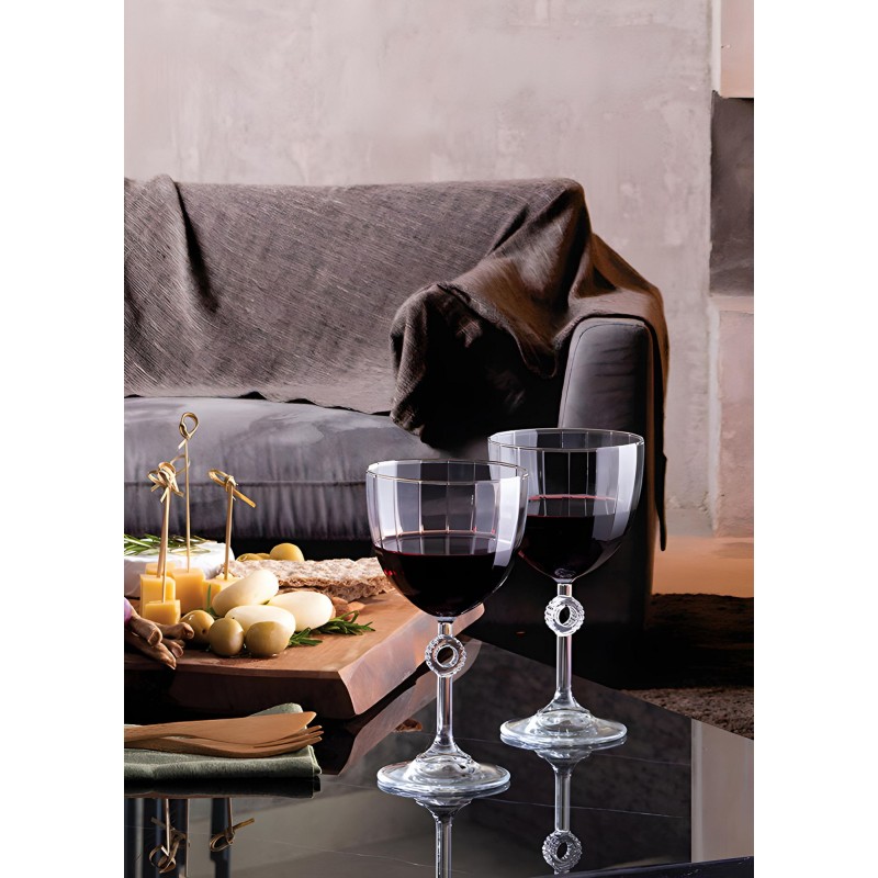 Wine Glass Set (6 Pieces) Amore-KS - 270 Transparent