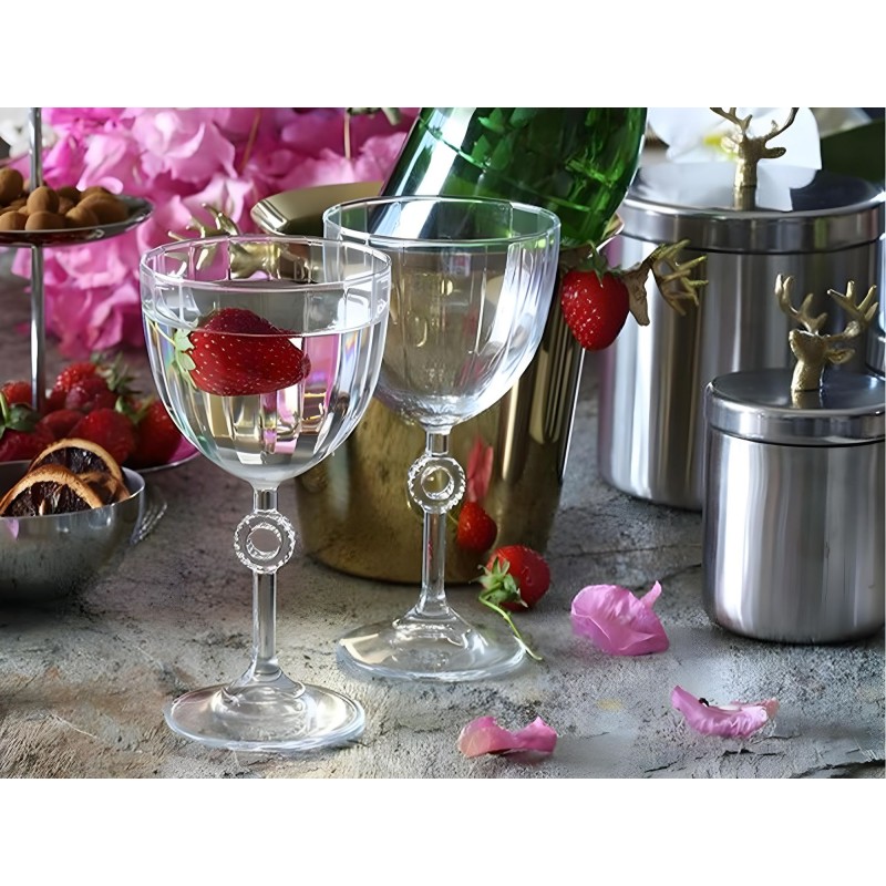 Wine Glass Set (6 Pieces) Amore-KS - 270 Transparent