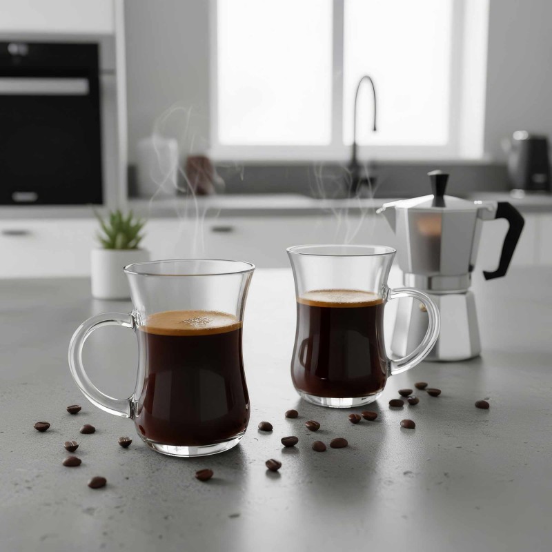 Tea Glass Set (6 Pieces) PB-55783 Transparent