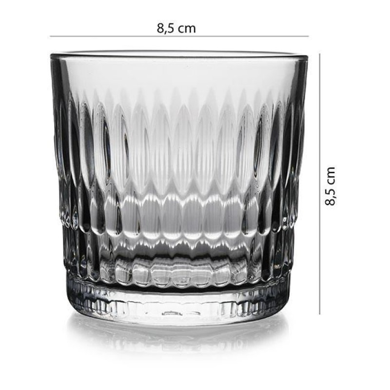 Whiskey Glass Set (3 Pieces) PB-520254-1 Transparent